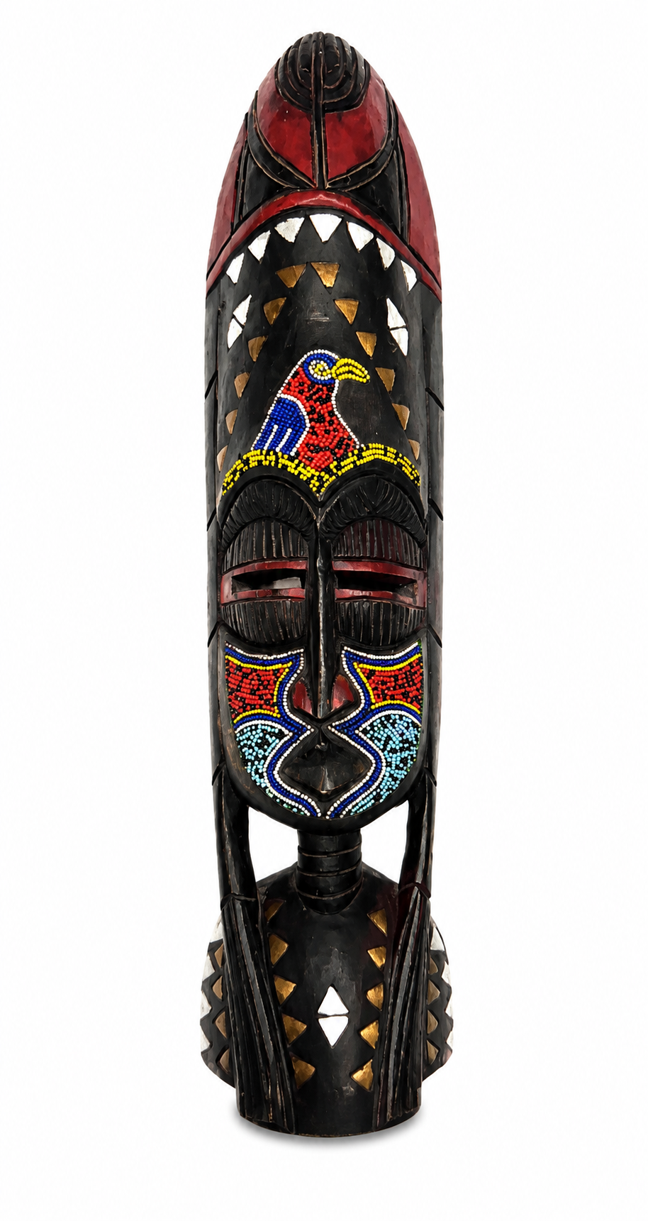 Ashanti Beaded Tribal Mask