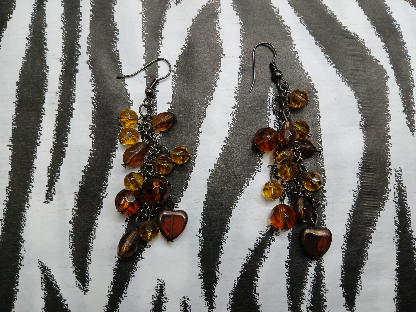 Chocolate Bead Earrings