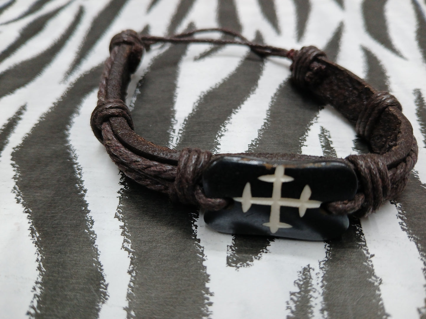 Woven Brown Bangle