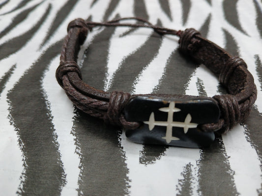 Woven Brown Bangle
