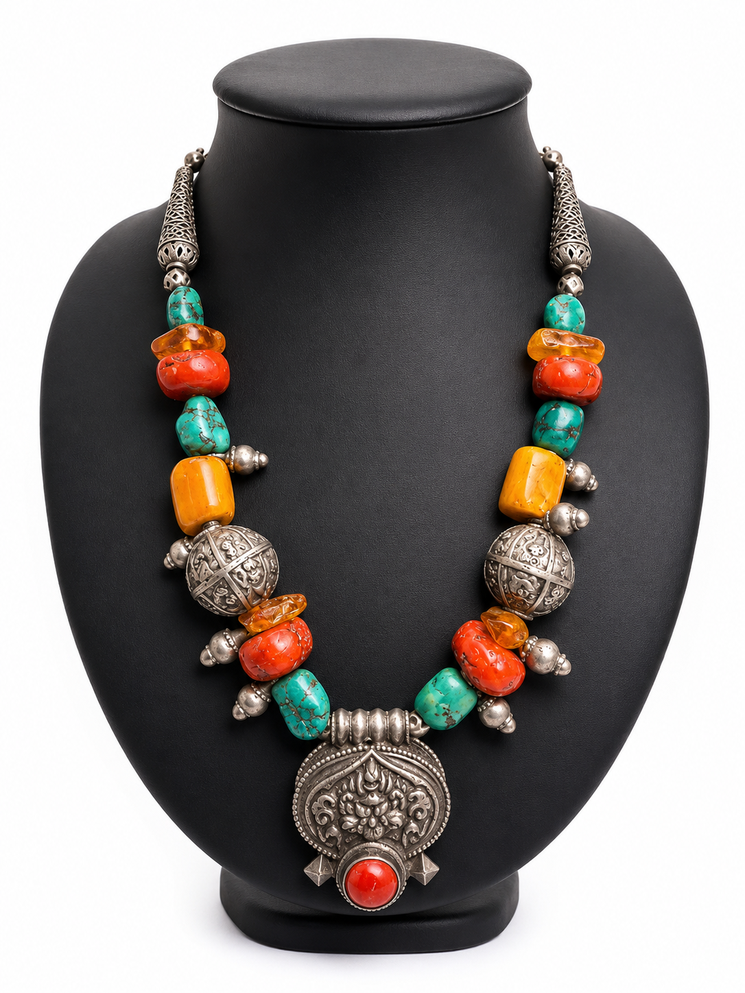 ZZ7- Mara Heritage Statement Necklace