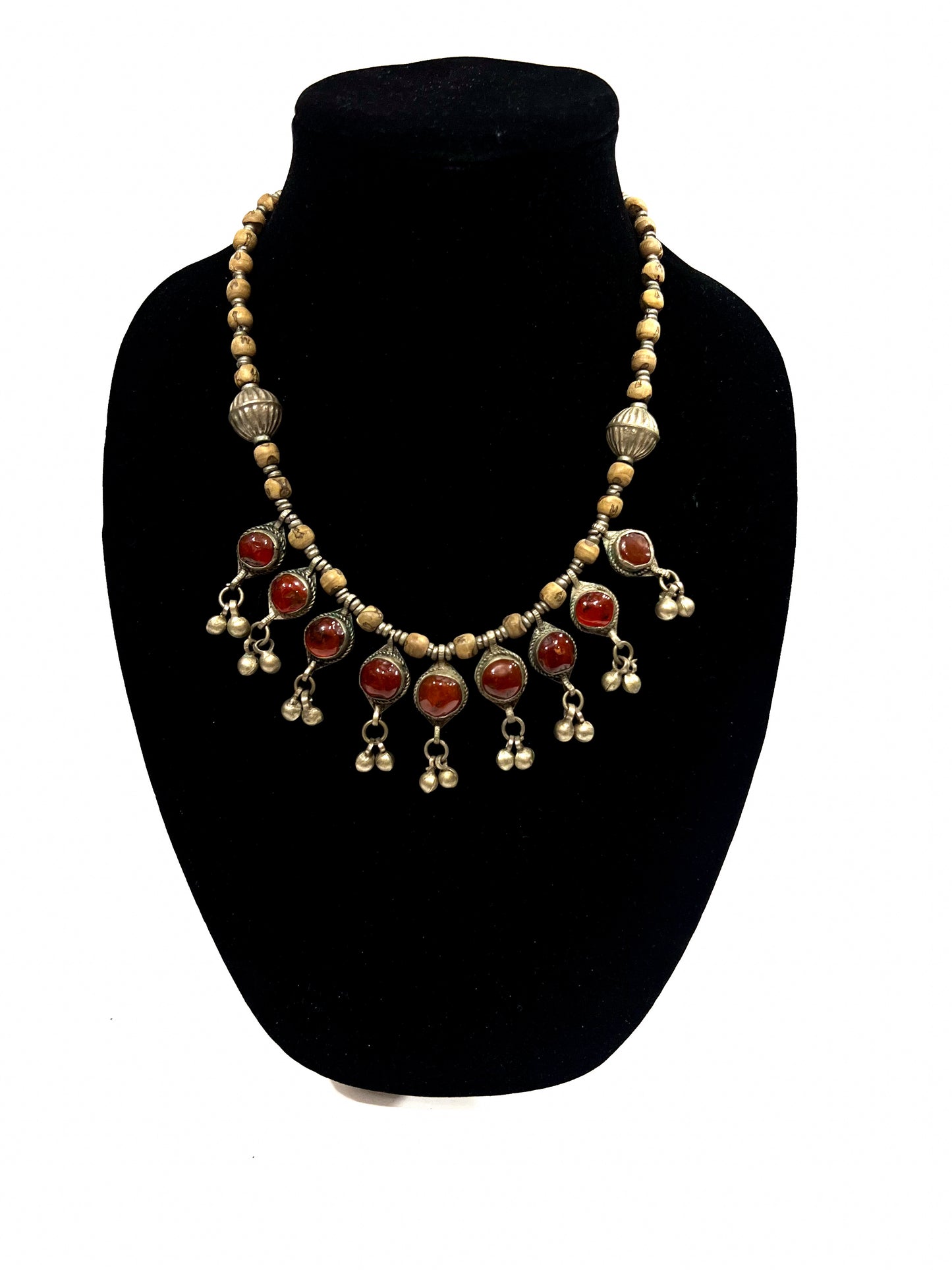 Antique silver and Amber