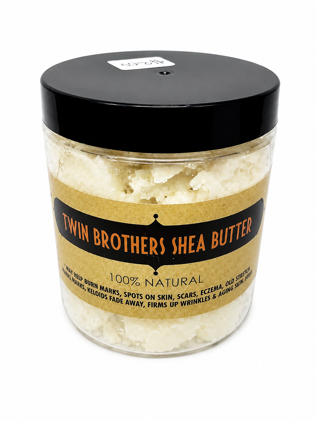 Twin Brothers 100% Raw White Shea Butter - Unscented (Small)