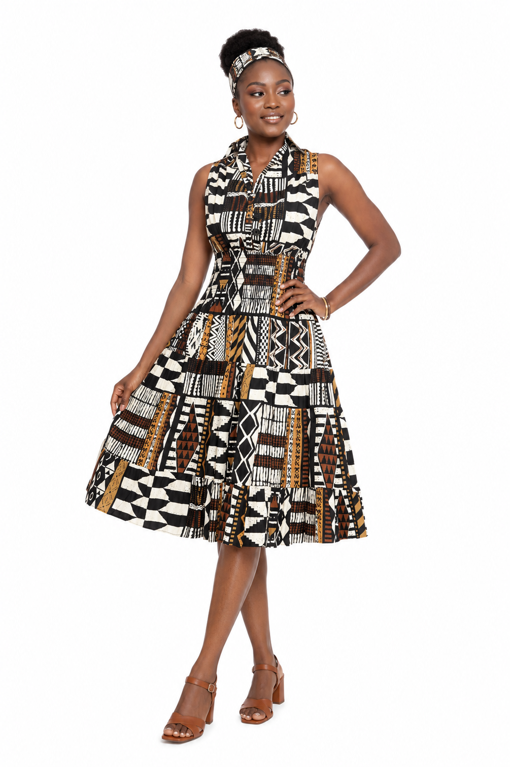 African Sunset Dress