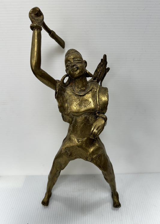 Bronze Fighter Figurine