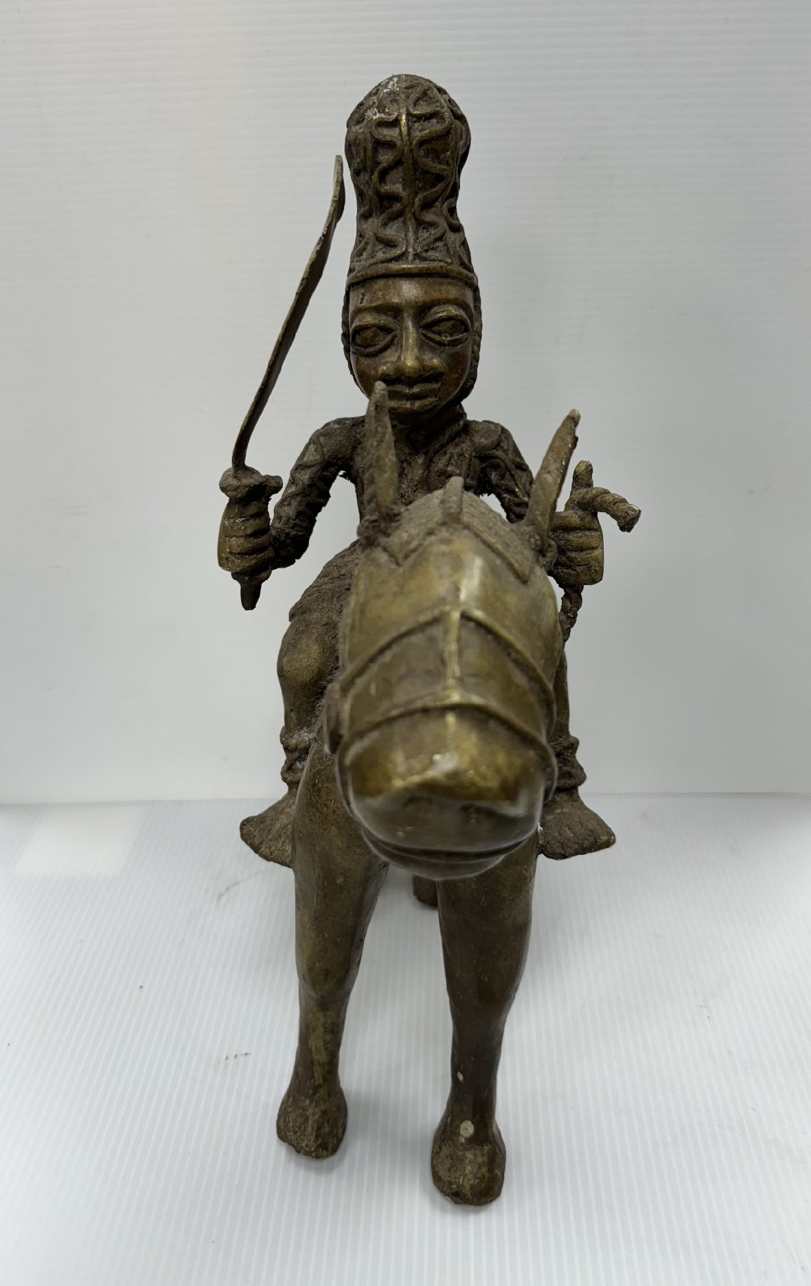 Bronze Horseman Figurine