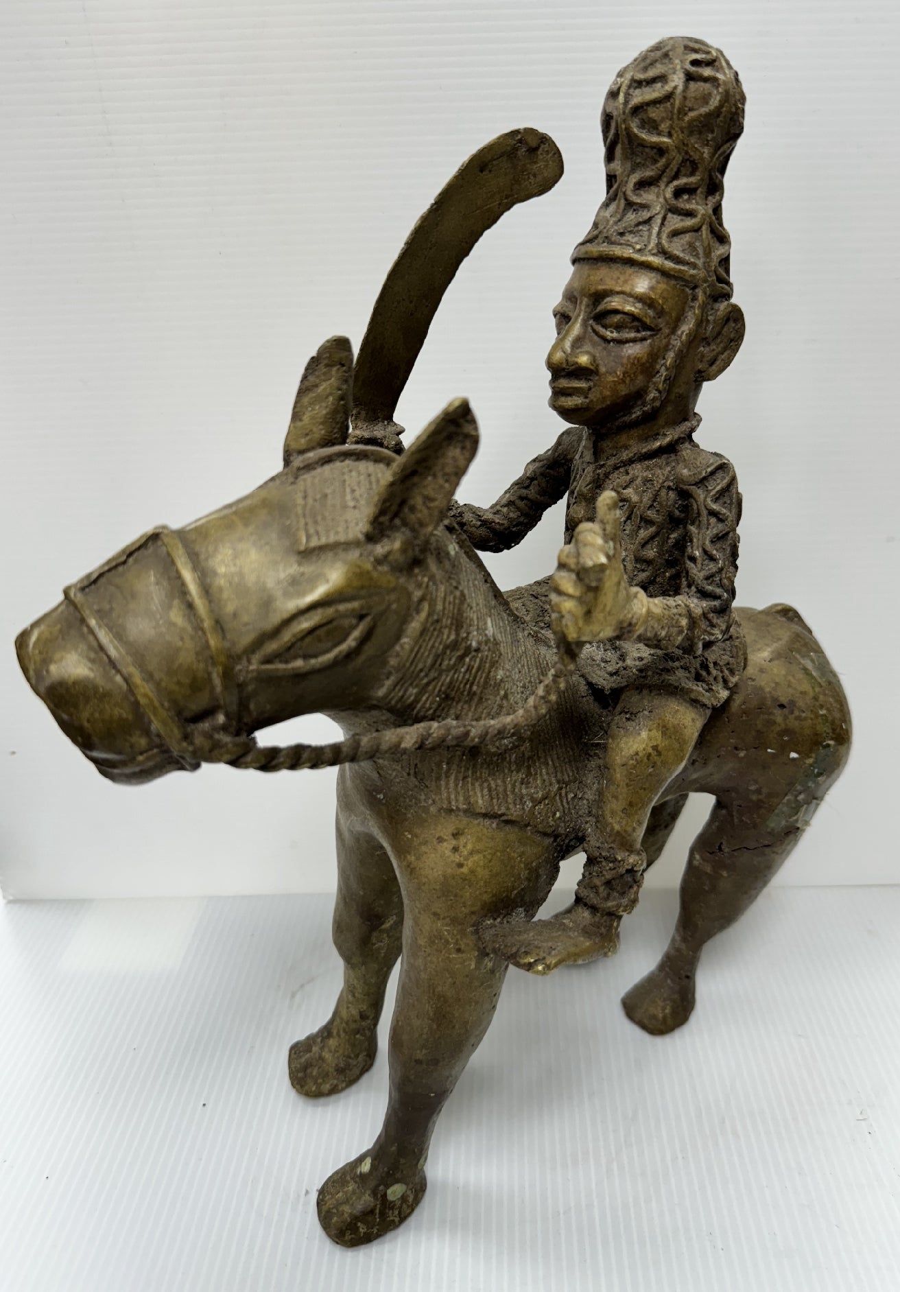 Bronze Horseman Figurine