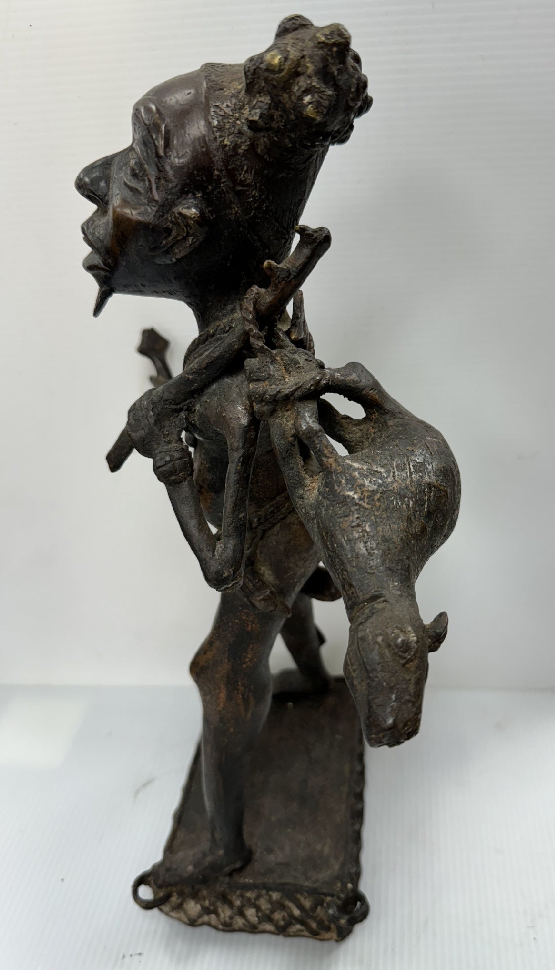 Bronze Rebecat Sculpture