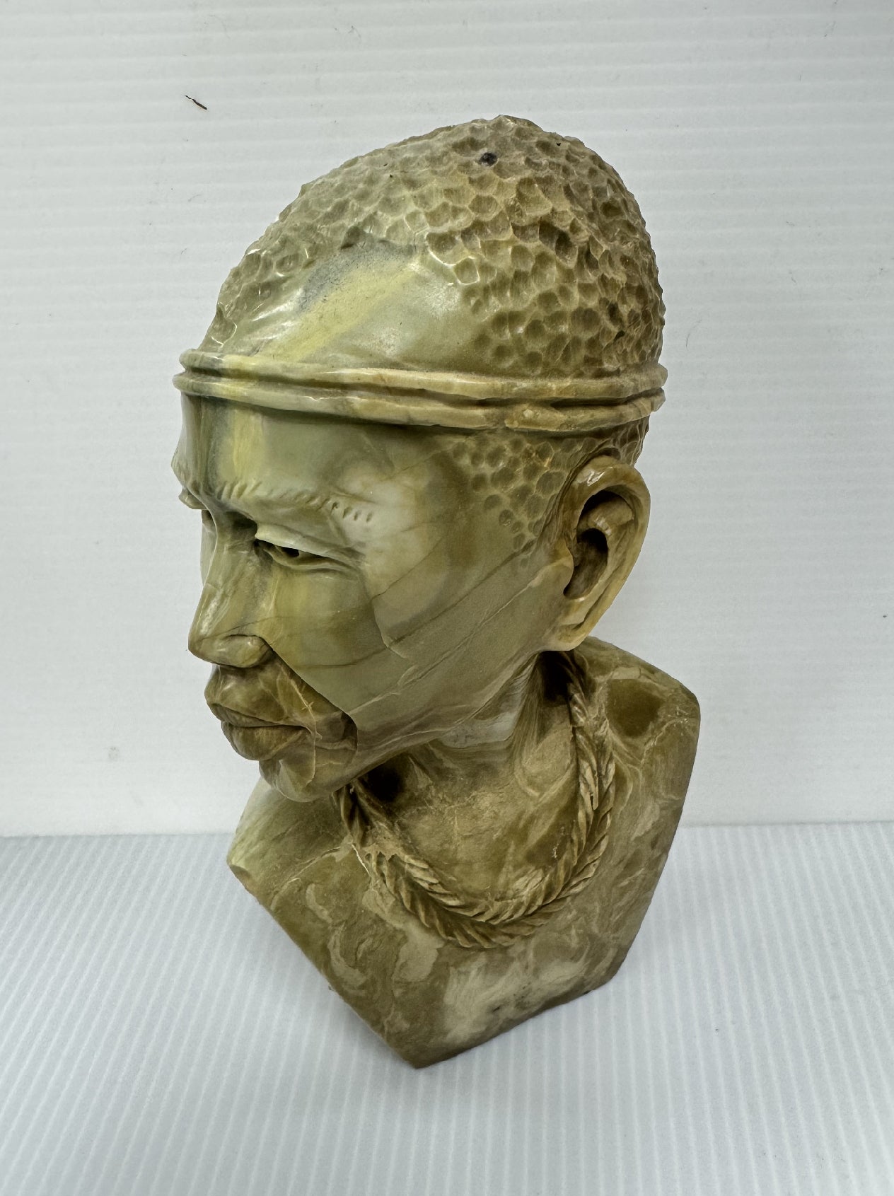 Serpentine Warrior Sculpture