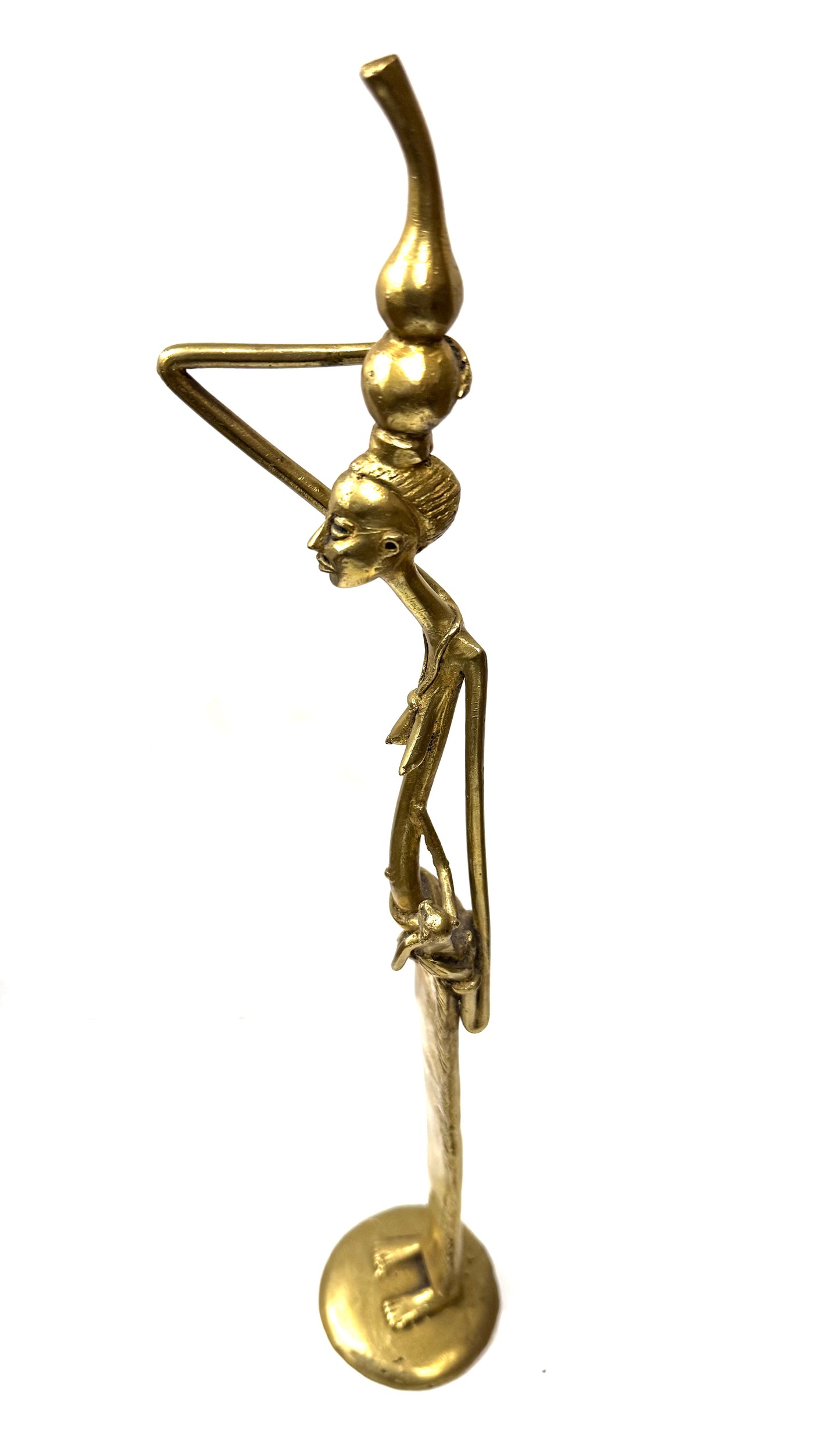 Brass Femme Figurine