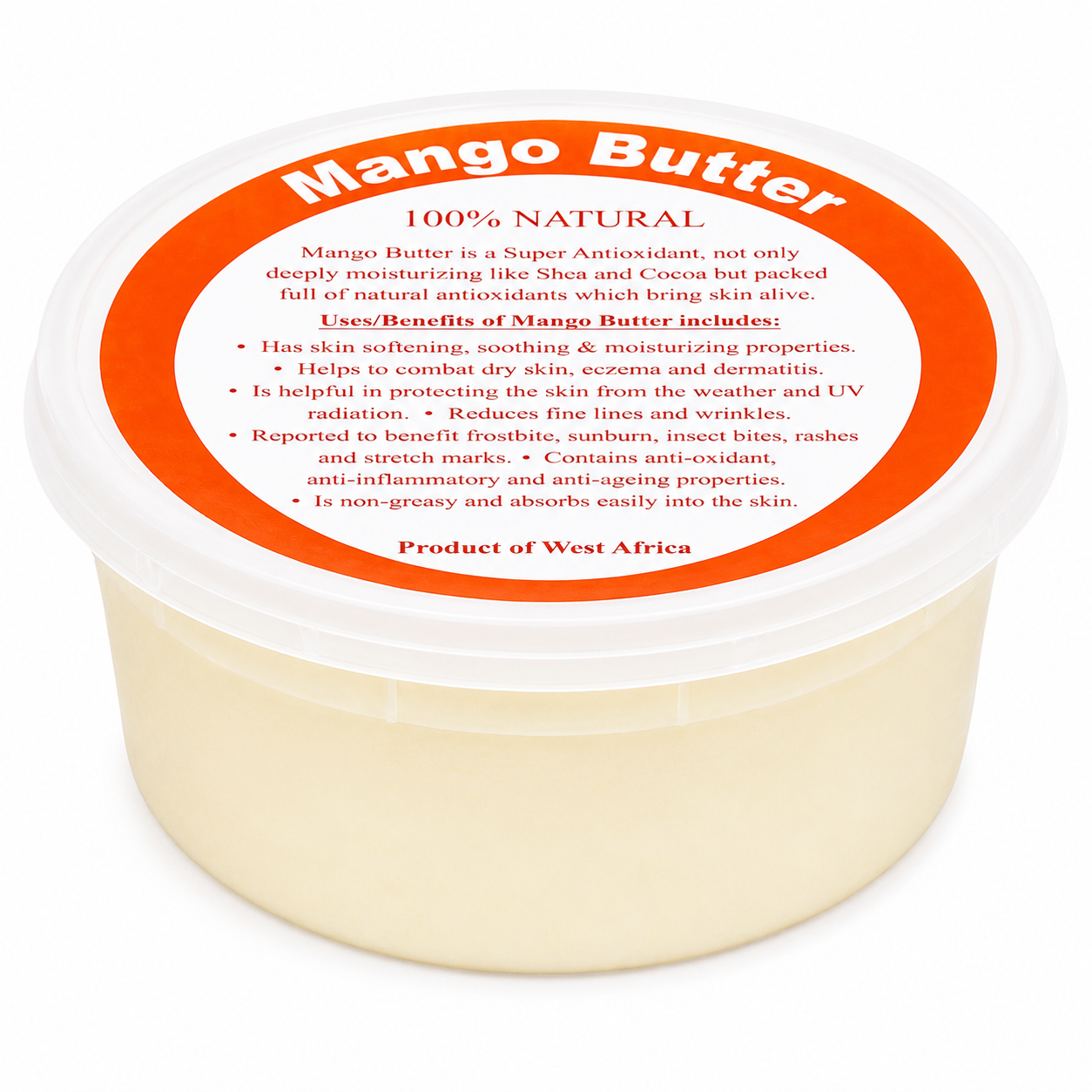 100% Natural Mango Butter
