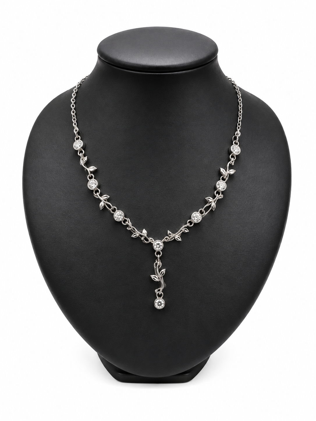 ZZ9- Silver Vine Elegance Necklace