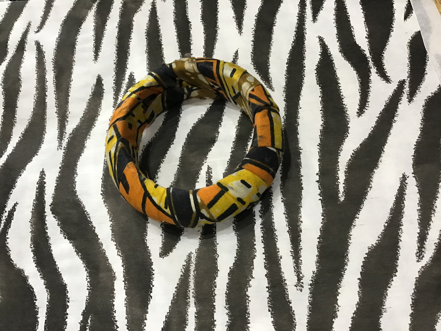 Yellow Cuff Bangle