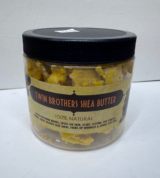 Twin Brothers 100% Raw Yellow Shea Butter - Palm Oil (Large)