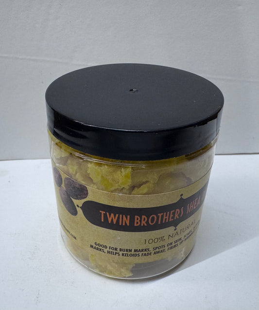 Twin Brothers 100% Raw Yellow Shea Butter - Palm Oil (Small)