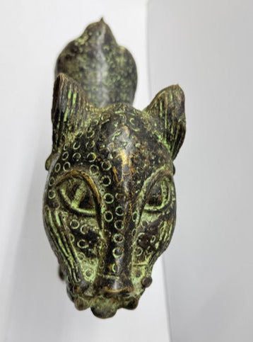 Antique Royal Leopard Cat from Benin in Nigeria