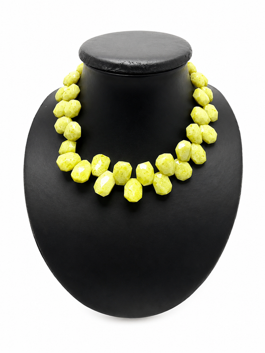 ZZ7- Zuri Lime Stone Necklace