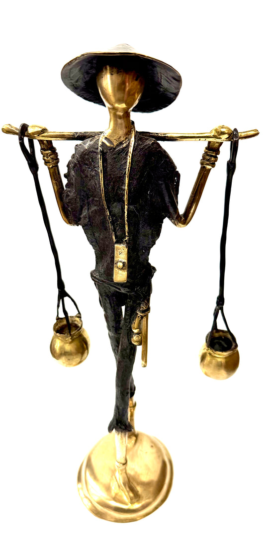 Brass Mmiri Figurine
