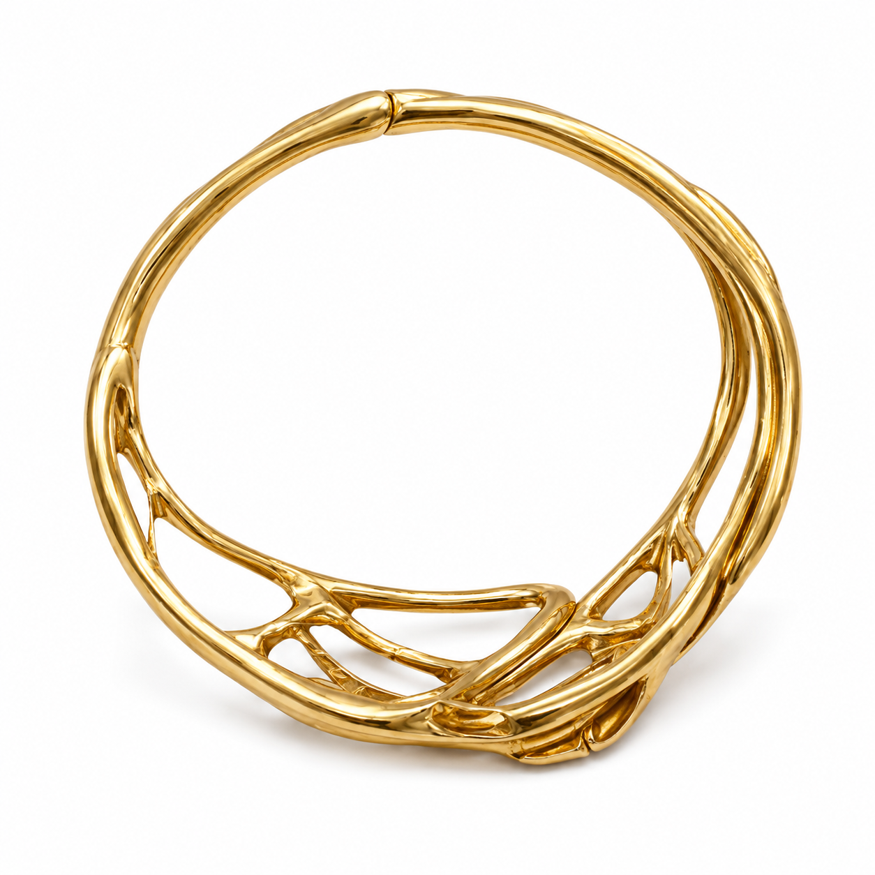 Liquid Gold Tiger's Eye Interlaced Bracelet