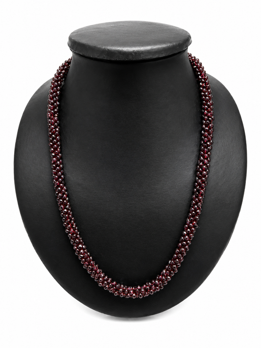 ZZ7- Nubian Royal Garnet Necklace