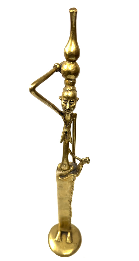 Brass Femme Figurine