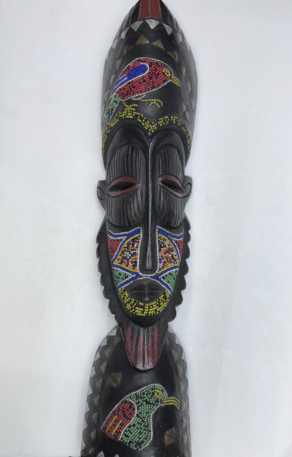 Ashanti Beaded Tribal Mask