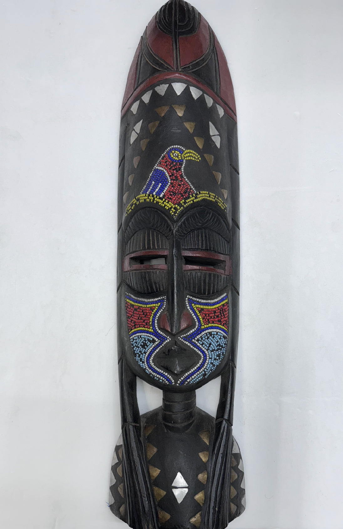 Ashanti Beaded Tribal Mask