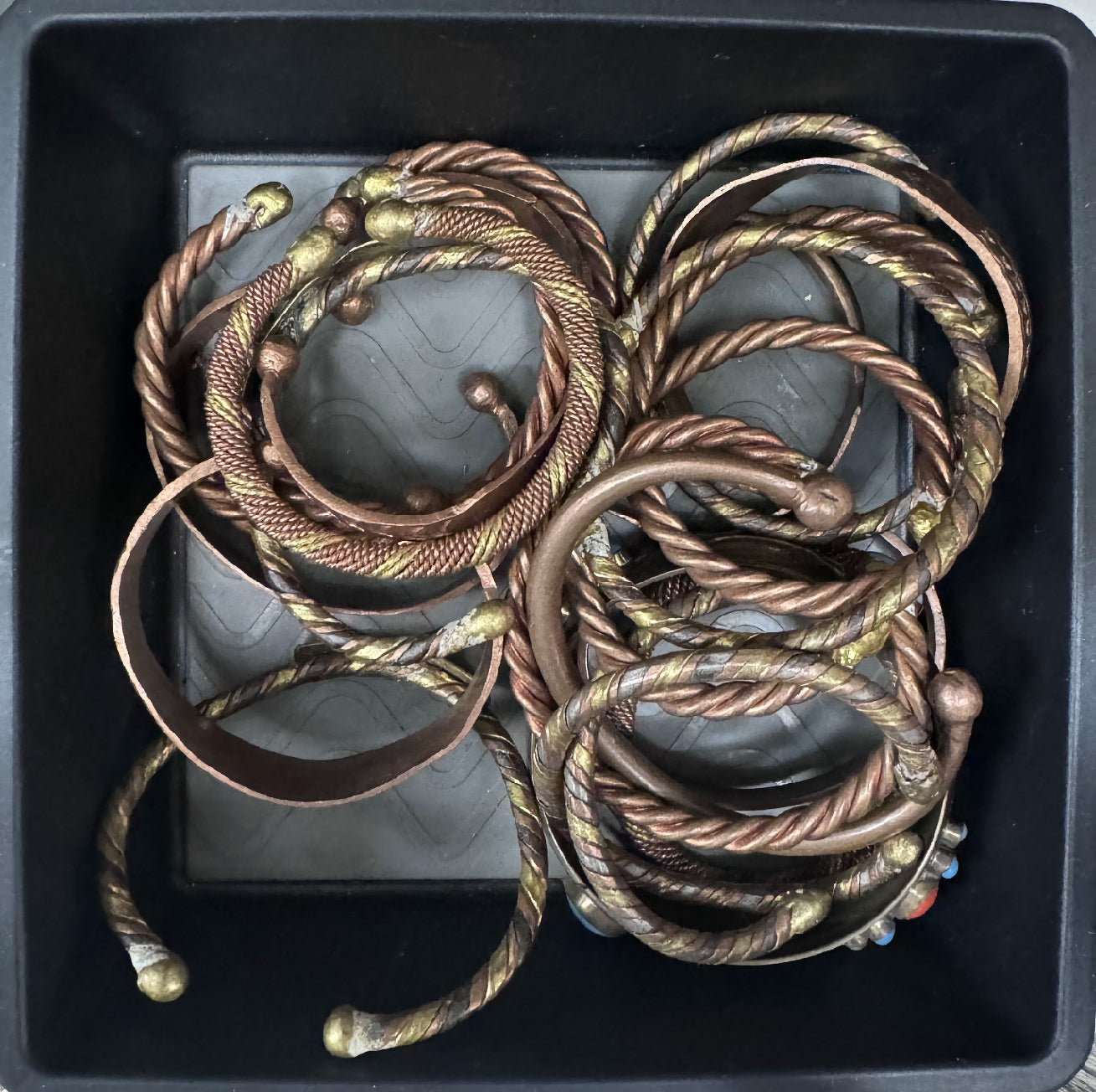 Antique Silver Bangle