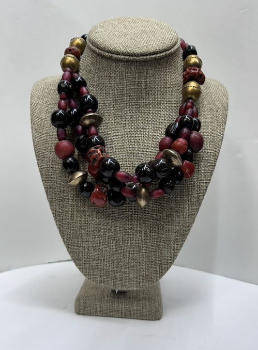 Antique Mixed Gemstone Necklace