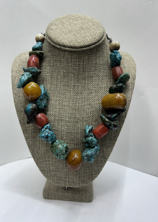 Mixed Gemstone Necklace