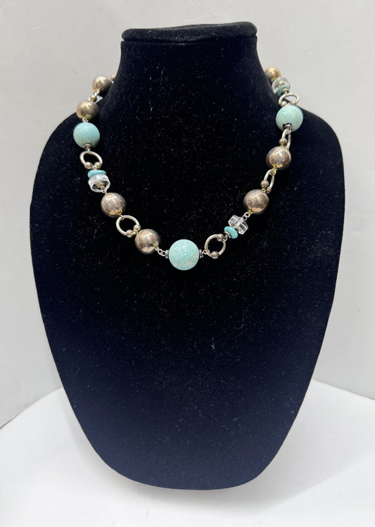 Sterling Silver & Turquoise Necklace