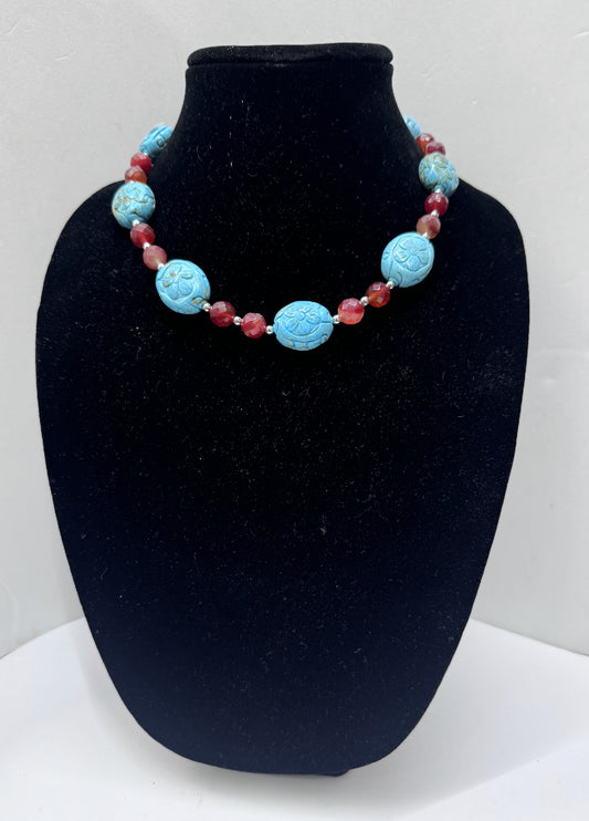 Turquoise Beaded Necklace