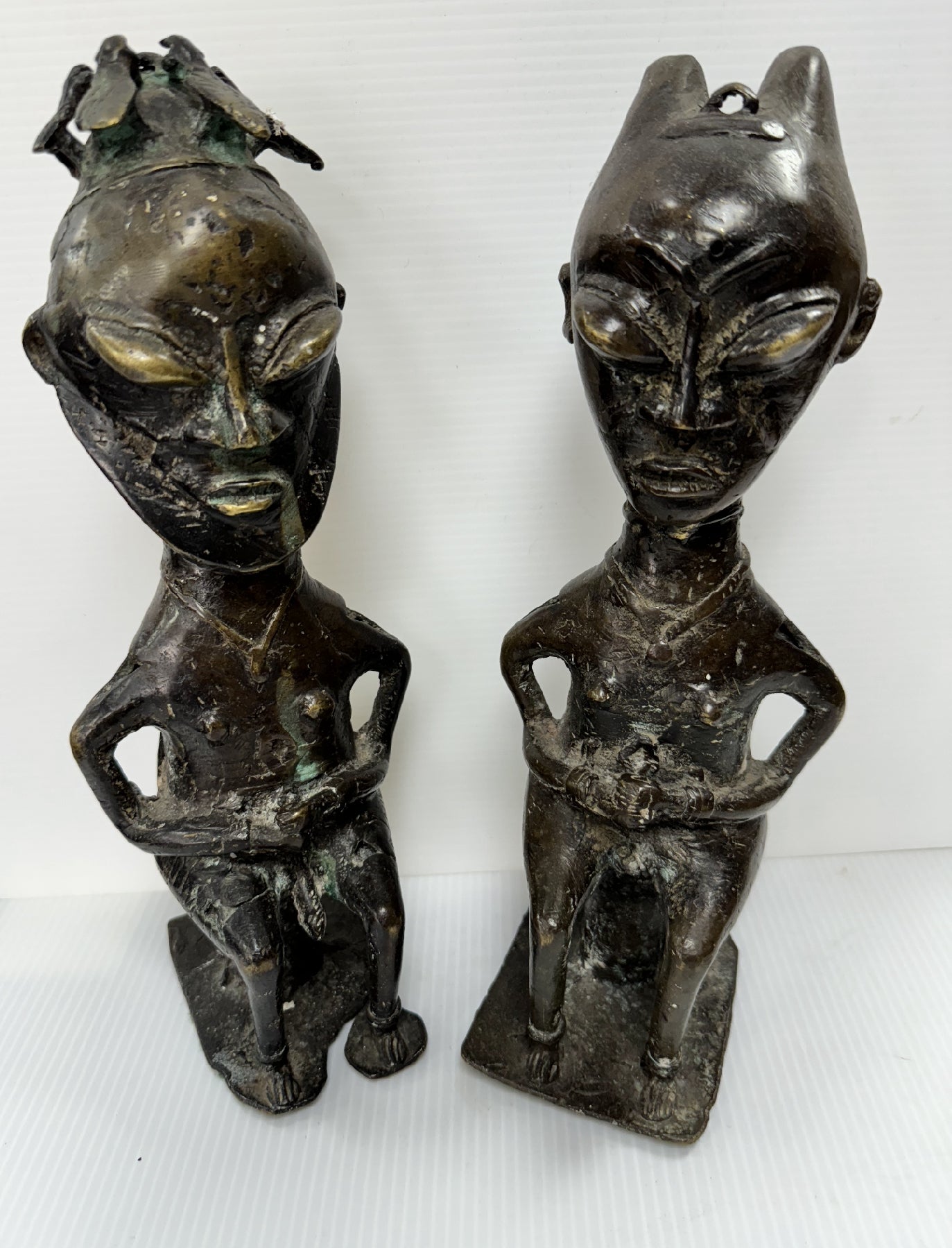 Antique Yoruba Bronze Sculpture