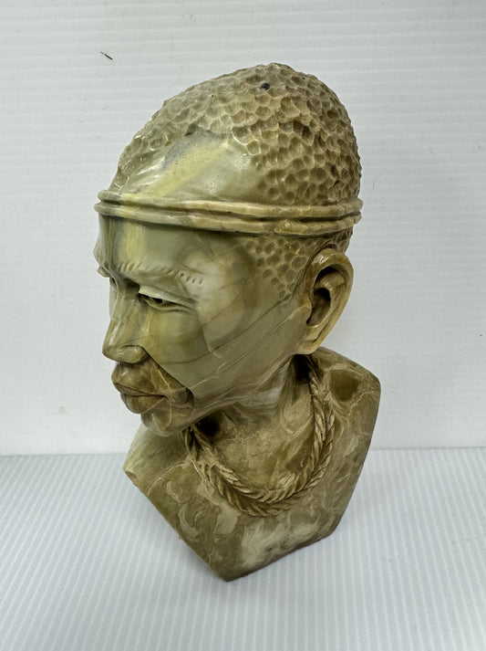 Serpentine Warrior Sculpture