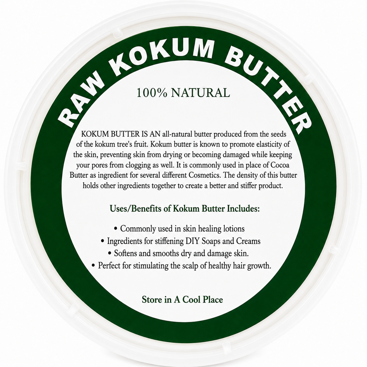 100% Natural Raw Kokum Butter,