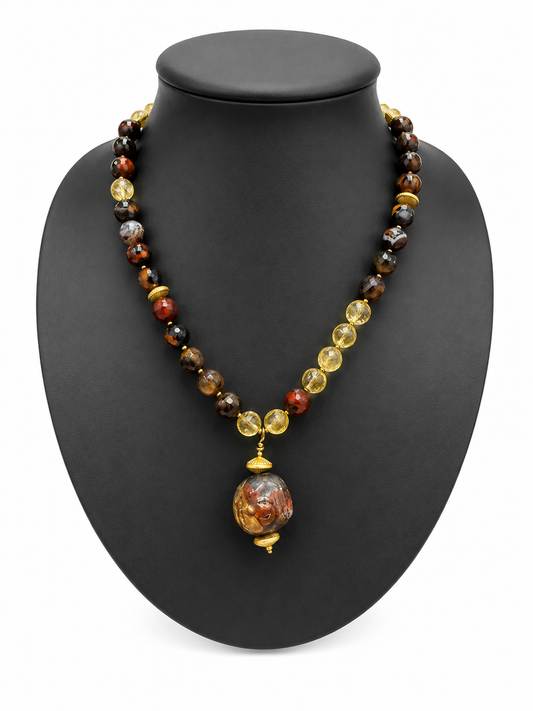 ZZ9- Sahara Ember Heirloom Necklace