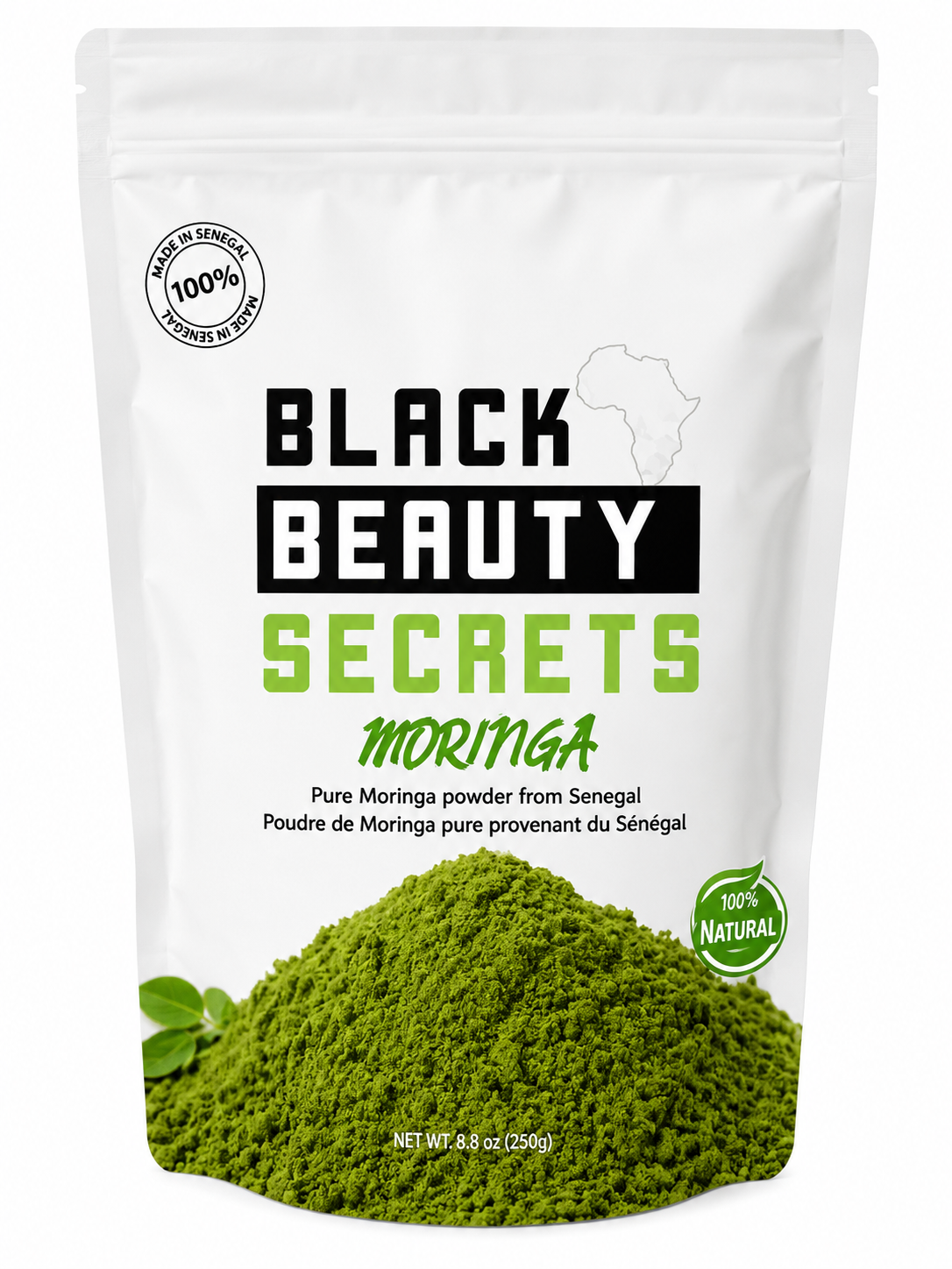 Twin Brothers Moringa Powder - Black Beauty Secrets