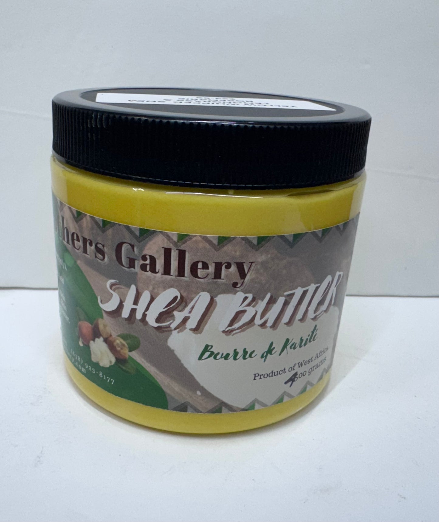 Yellow Whipped Shea Butter - Lemongrass & Rosemary (Large)